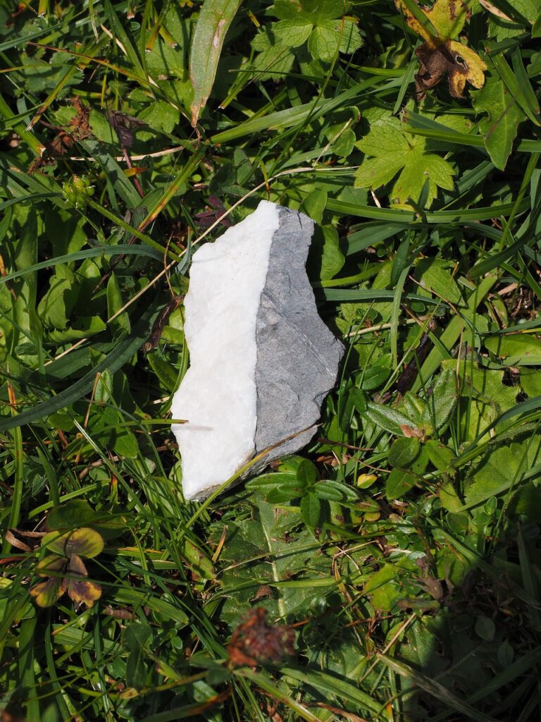 stone, lucky charm, black-and-white, yin yang